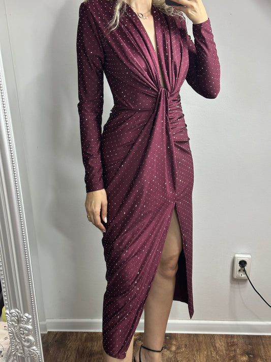 ROCHIE ISABELL GLITTER CU MÂNECǍ