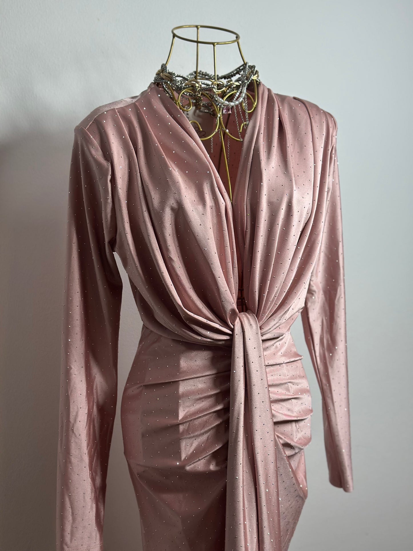 ROCHIE ISABELL GLITTER CU MÂNECǍ