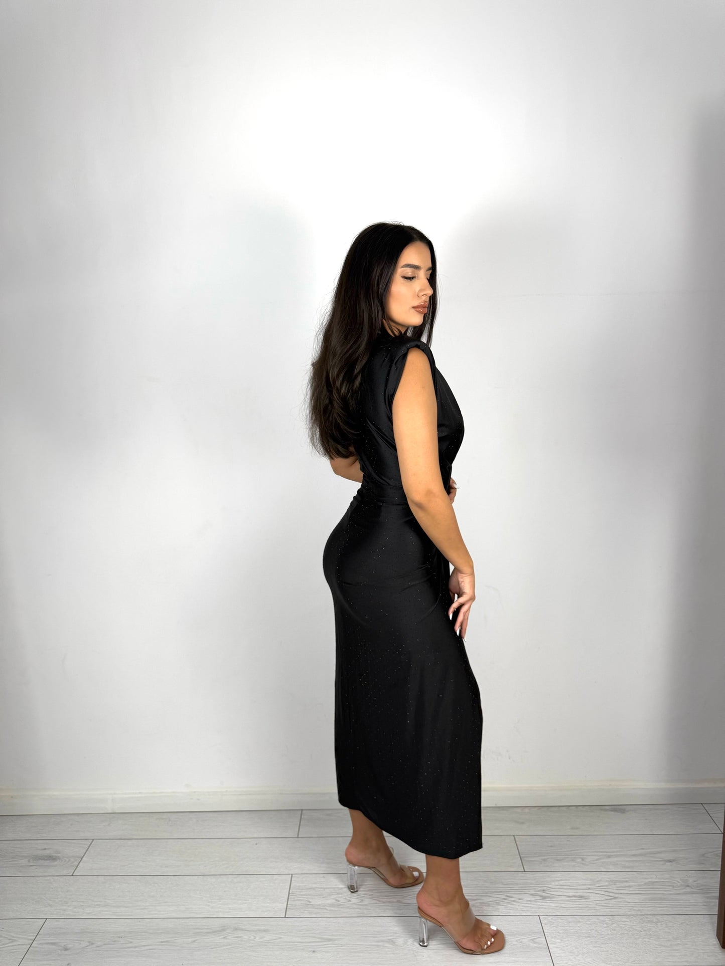 ROCHIE LUANA GLITTER BLACK 1