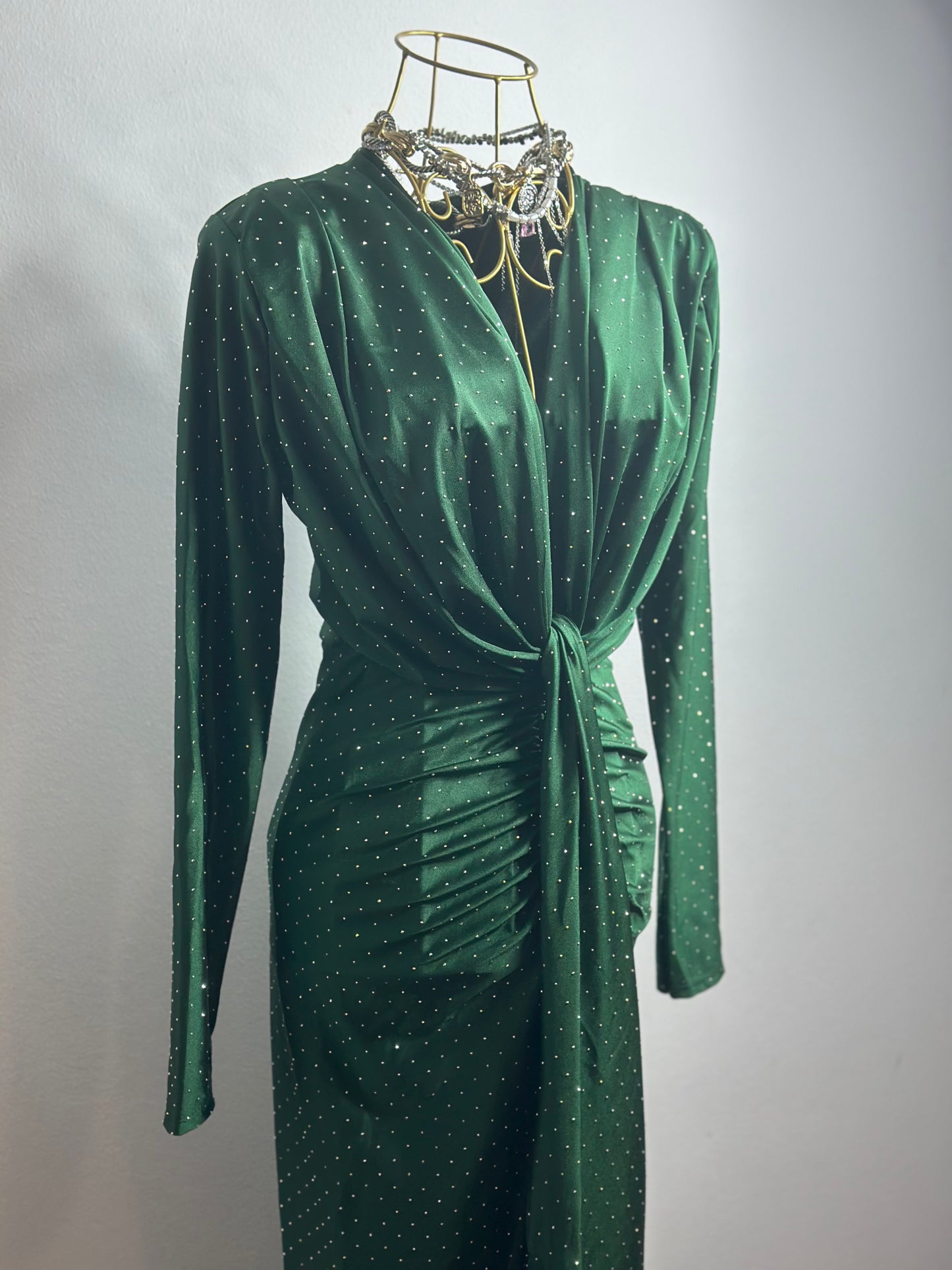 ROCHIE ISABELL GLITTER CU MÂNECǍ