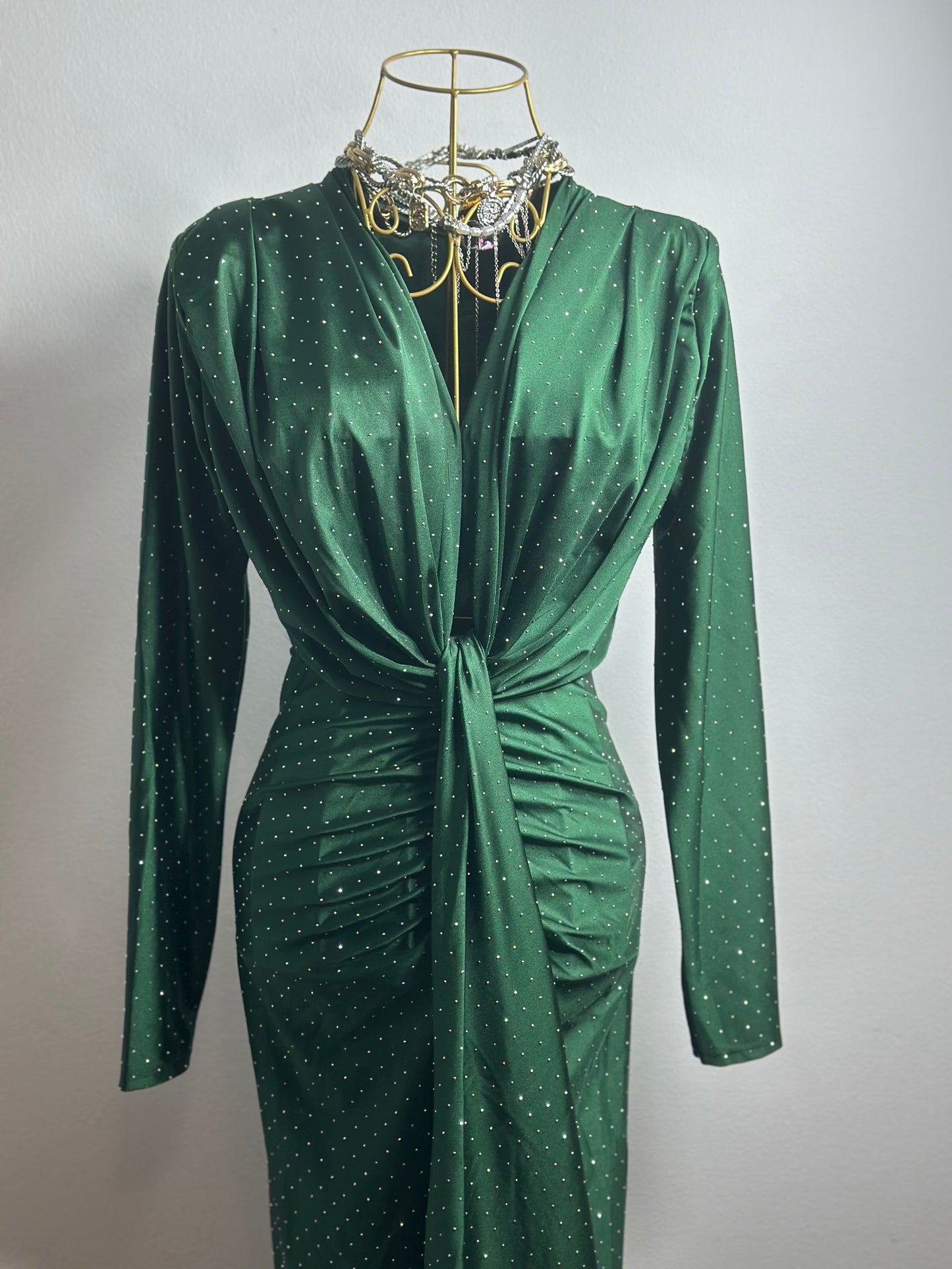 ROCHIE ISABELL GLITTER CU MÂNECǍ