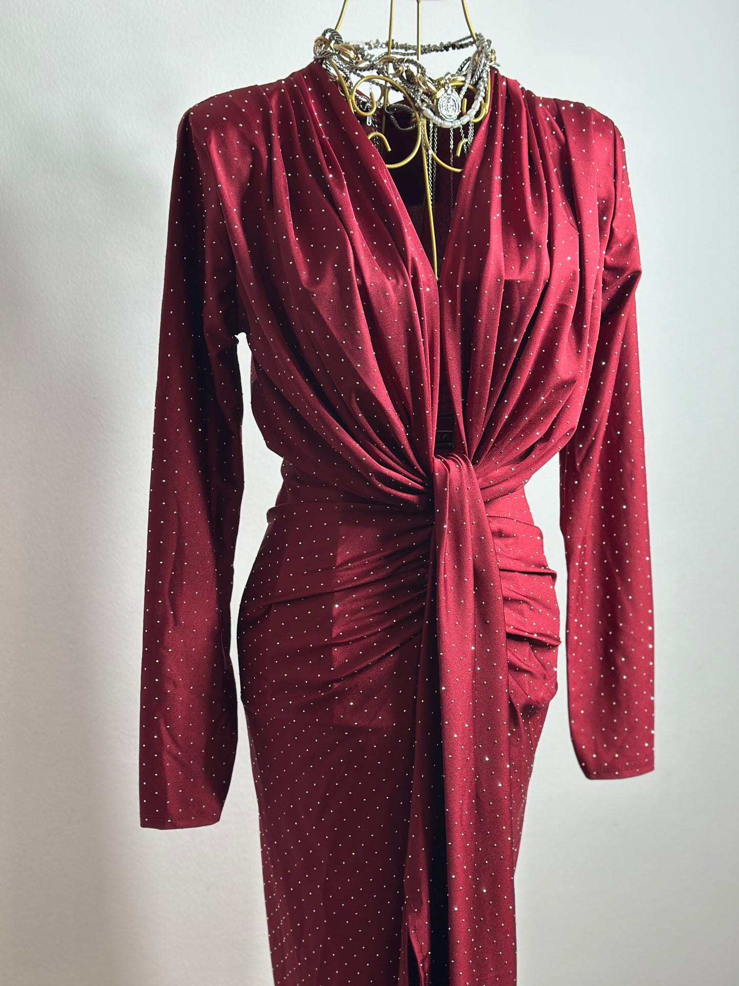 ROCHIE ISABELL GLITTER CU MÂNECǍ