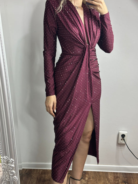 ROCHIE ISABELL GLITTER CU MÂNECǍ