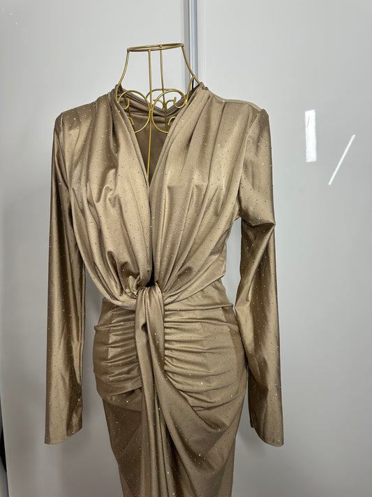 ROCHIE ISABELL GLITTER CU MÂNECǍ