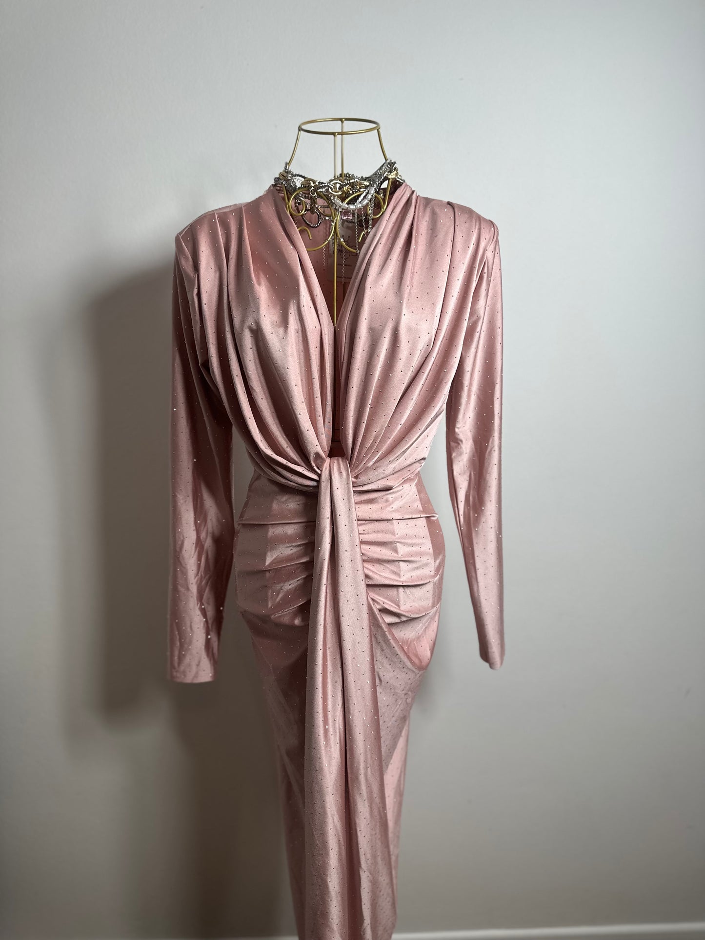 ROCHIE ISABELL GLITTER CU MÂNECǍ