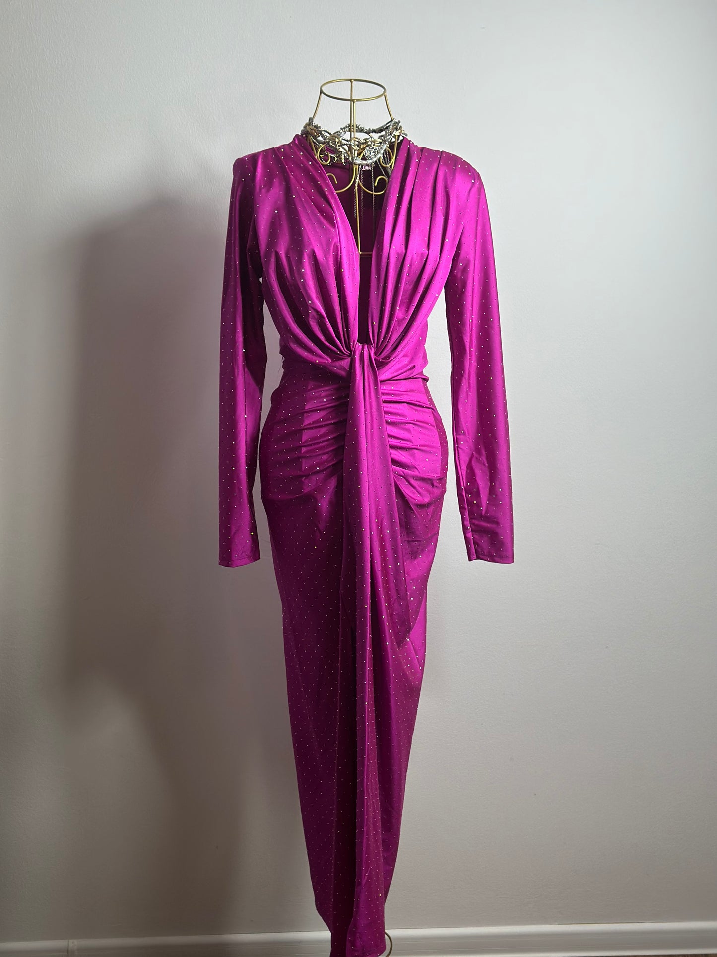 ROCHIE ISABELL GLITTER CU MÂNECǍ