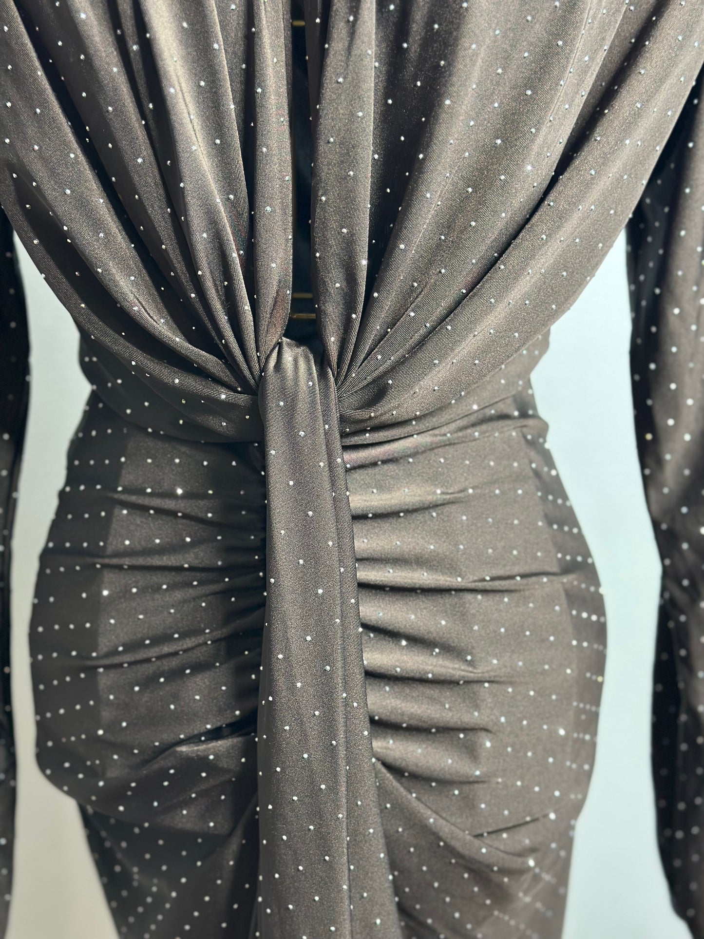 ROCHIE ISABELL GLITTER CU MÂNECǍ