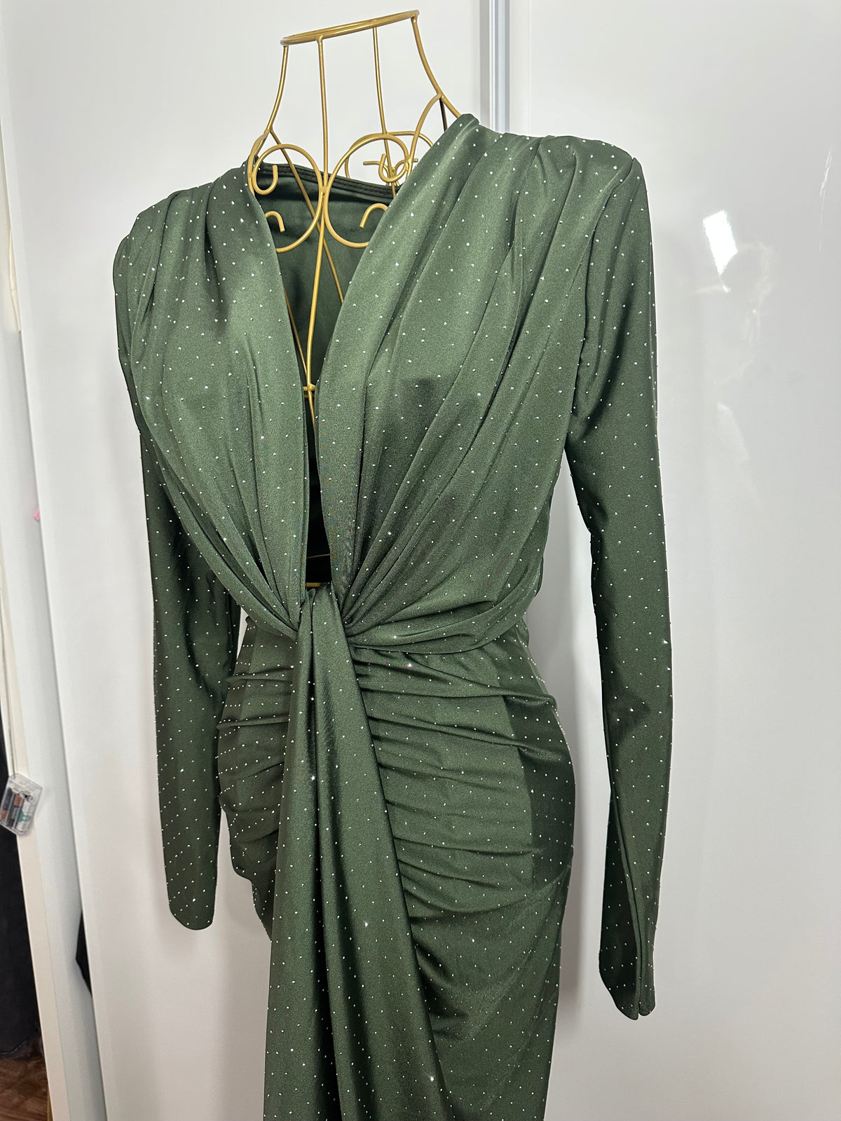 ROCHIE ISABELL GLITTER CU MÂNECǍ