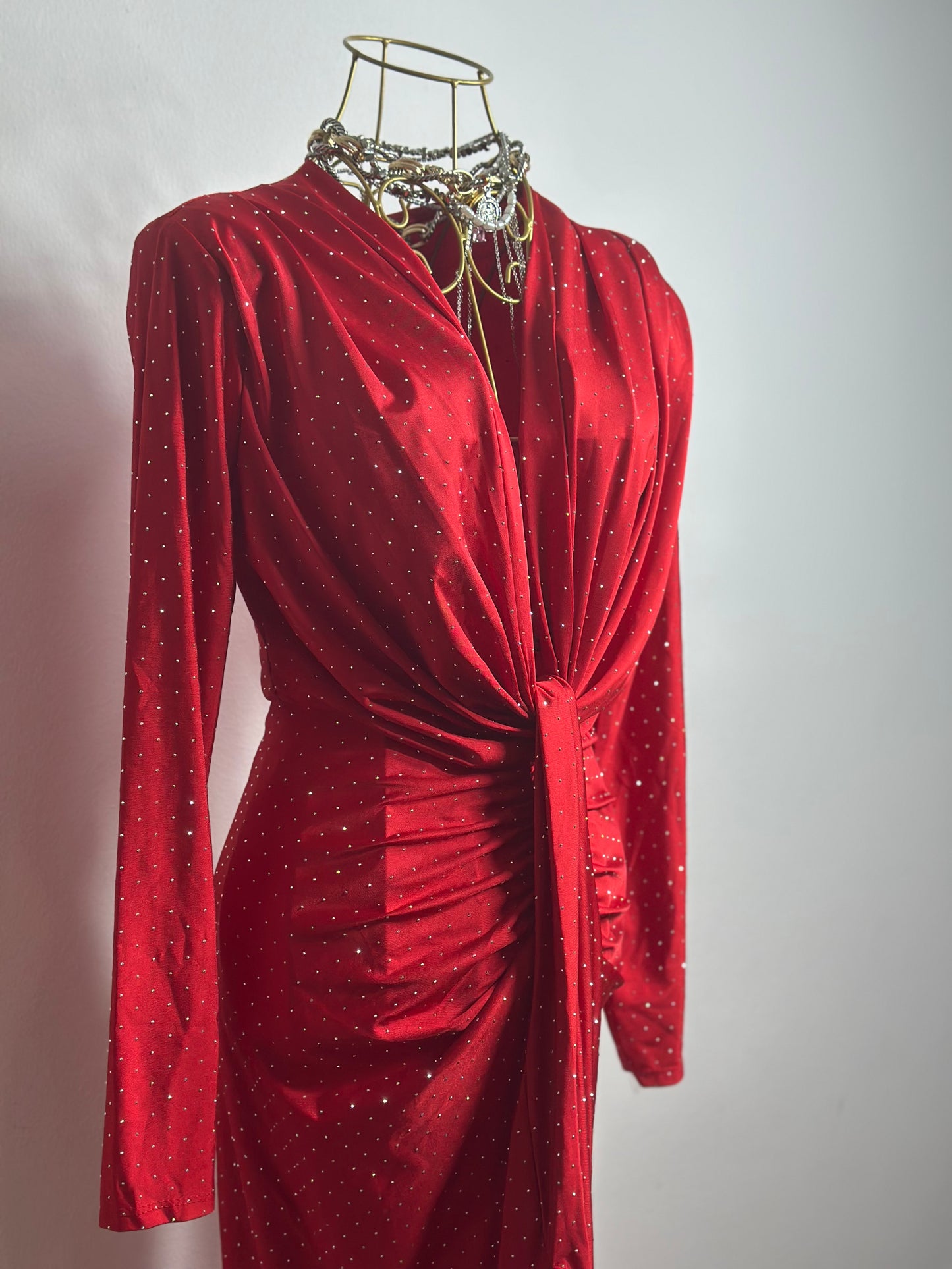 ROCHIE ISABELL GLITTER CU MÂNECǍ