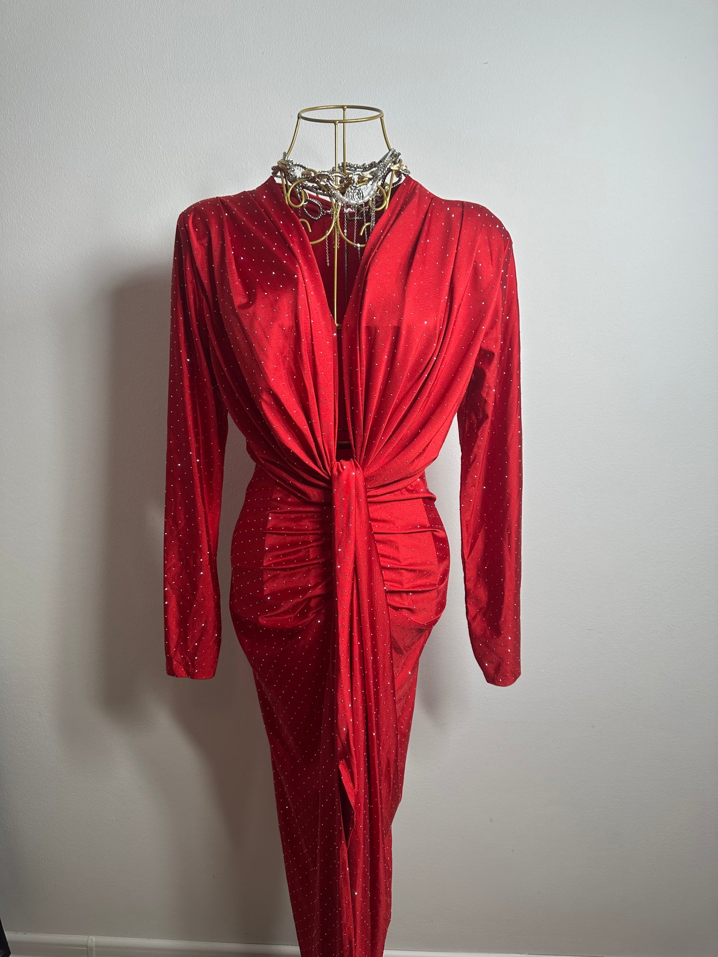 ROCHIE ISABELL GLITTER CU MÂNECǍ