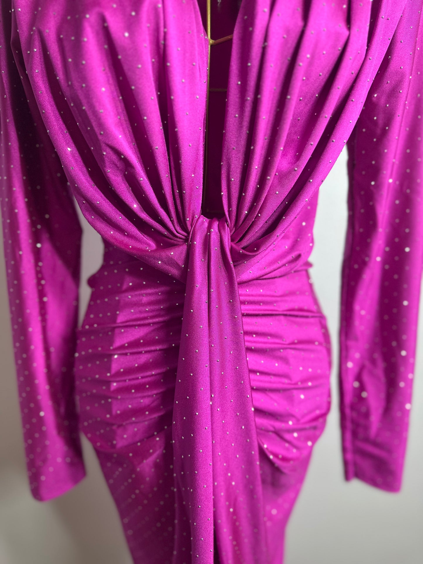 ROCHIE ISABELL GLITTER CU MÂNECǍ